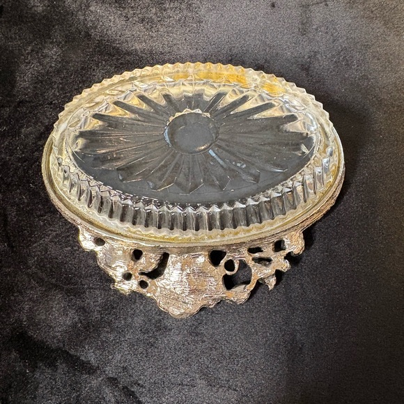 Vintage - Style Silver - Plated Trinket Dish - Picture 3 of 5